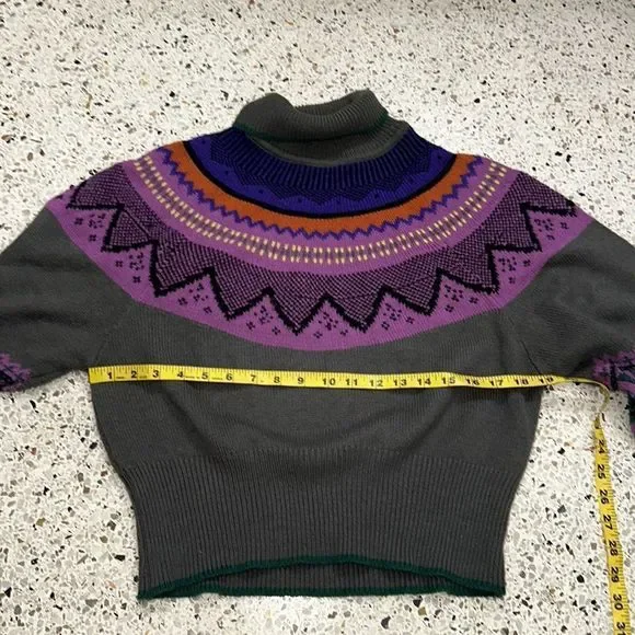 Vintage Cristina sweater turtleneck L large medium m - Picture 3 of 5